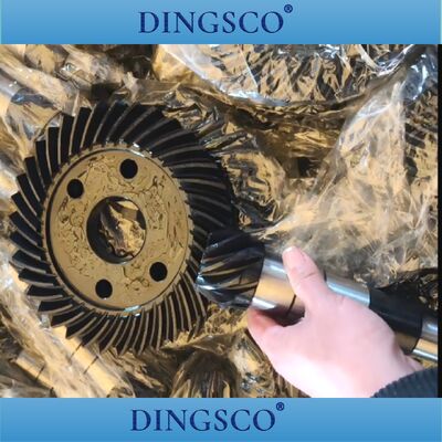 직각 산업용 구동 시스템용 고 정밀 스파이럴 베블 기어 세트